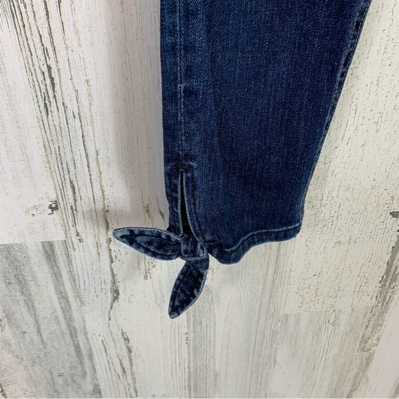 Rag & Bone Stevie Tie Ankle Bow Skinny Jeans in Paz Size 27 - Picture 3 of 10